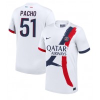 Paris Saint-Germain Willian Pacho #51 Vieraspaita 2024-25 Lyhythihainen